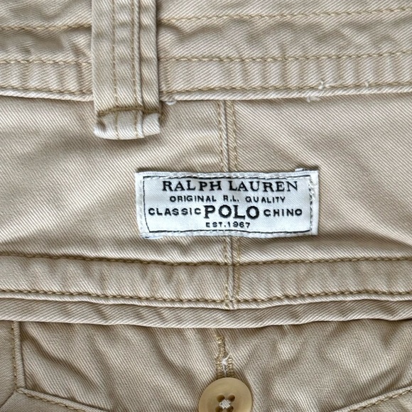 Ralph Lauren Olive Green Cargo Pants with Utility Design, 36" Waist - Picture 5 of 6